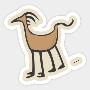 Cave Goat Color Sticker